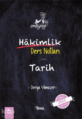 Tarih;Hakimlik Ders Notları - 1