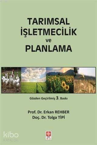 Tarımsal İşletmecilik ve Planlama - 1