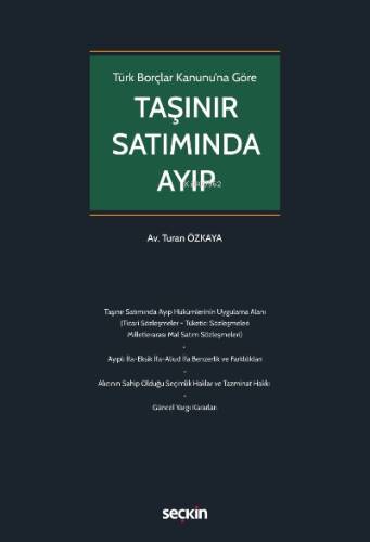 Taşınır Satımında Ayıp - 1