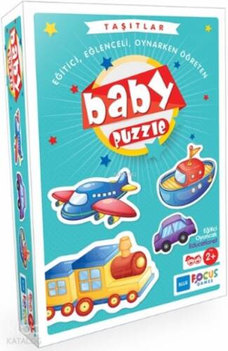 Taşıtlar Baby Puzzle;13 Parça - 1