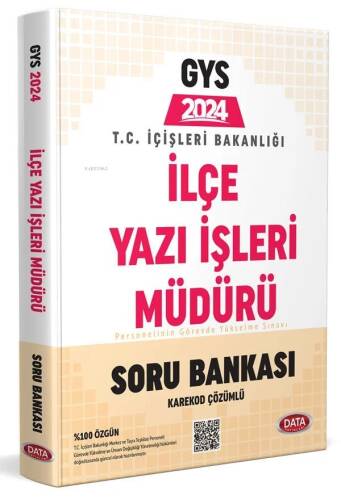 T.C. İçişleri Bakanlığı İlçe Yazı İşleri Müdürü GYS Soru Bankası - Karekod Çözümlü - 1