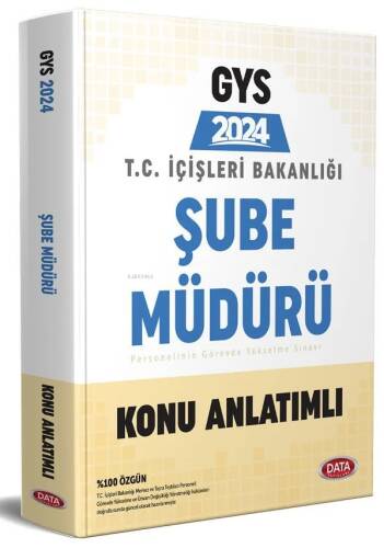 T.C. İçişleri Bakanlığı Şube Müdür GYS Konu Anlatımlı - 1