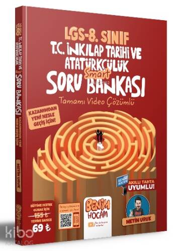 T.C. İnkılap Tarihi ve Atatürkçülük Smart Tamamı Video Çözümlü Soru Bankası - 1