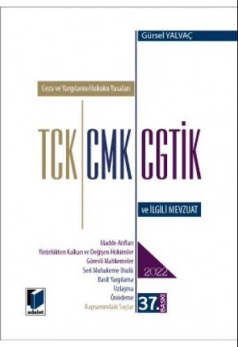 TCK CMK CGTİK ve İlgili Mevzuat 2022 (Cep Boy) - 1