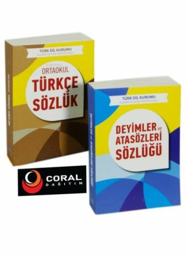 T.D.K. Uyumlu Ortaokul Türkçe Sözlük ve Deyimler, Atasözleri Sözlüğü (2 Kitap Set) - 1