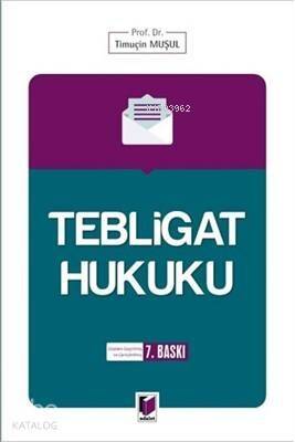 Tebligat Hukuku - 1