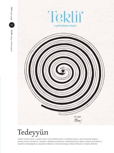 Tedeyyün - Teklif Eylül 11. Sayı;2 Aylık Düşünce Dergisi - 1