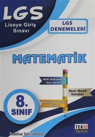 Tekiz Yayıncılık 8. Sınıf LGS Matematik Demesi - 1