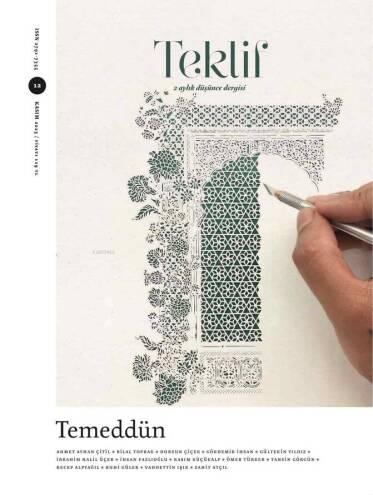 Teklif 12. Sayı;2 Aylık Düşünce Dergisi - 1