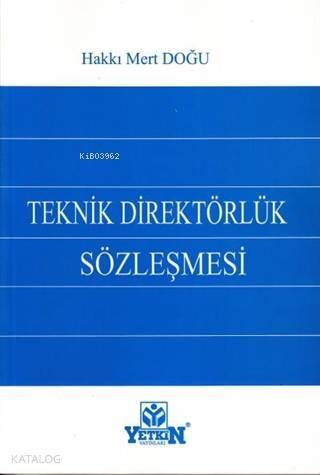 Teknik Direktörlük Sözleşmesi - 1