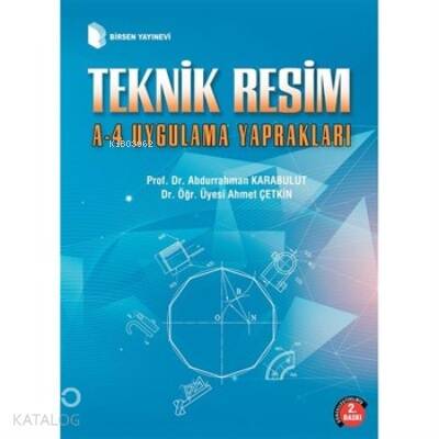 Teknik Resim A-4 Uygulama Yaprakları - 1