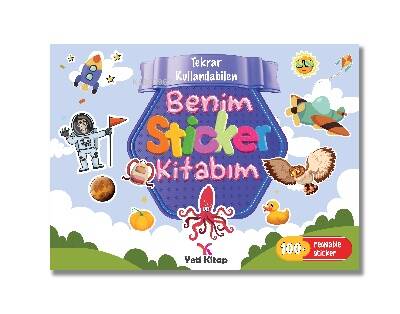 Tekrar Kullanılabilen Sticker Kitabım - 1