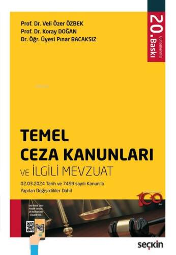 Temel Ceza Kanunları ve İlgili Mevzuat - 1