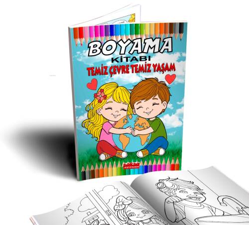 Temiz Çevre Temiz Yaşam Boyama Kitabı (4+Yaş) - 1