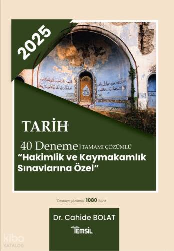 Temsil Kitap 2025 Tarih 40 Deneme Tamamı Çözümlü 