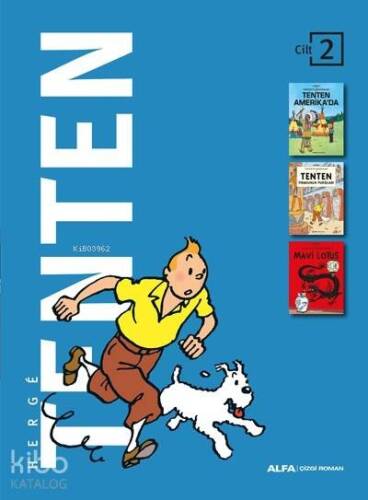 Tenten Cilt 2 (3 Kitap); 1) Tenten Amerika'da 2) Tenten Firavunun Puroları 3) Mavi Lotus - 1