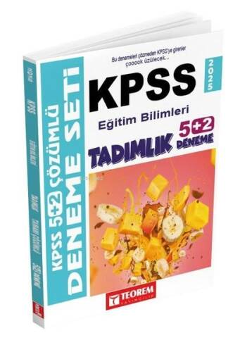 Teorem Yayıncılık KPSS Eğitim Bilimleri Tadımlık 5 + 2 Deneme - 1