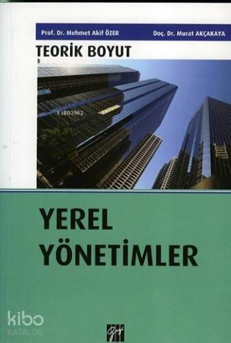 Teorik Boyut Yerel Yönetimler - 1