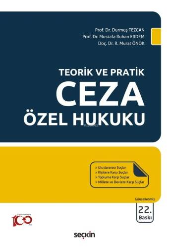 Teorik ve Pratik Ceza Özel Hukuku - 1