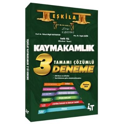 Teşkilat Kaymakamlık 3'Lü Deneme - 1