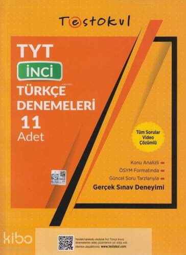 Test Okul Yayınları TYT Türkçe İnci 11 li Denemeleri Test Okul - 1