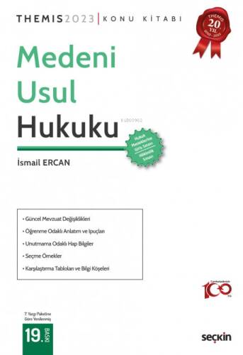 Themis Medeni Usul Hukuku Konu Kitabı - 1