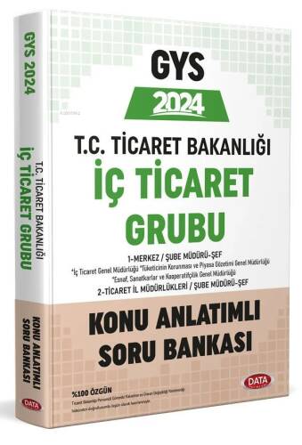 Ticaret Bakanlığı İç Ticaret Grubu Konu Anlatımlı Soru Bankası - 1