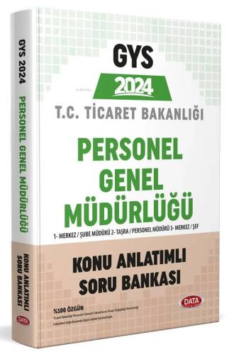 Ticaret Bakanlığı Personel Genel Müdürlüğü GYS Konu Anlatımlı Soru Bankası - 1