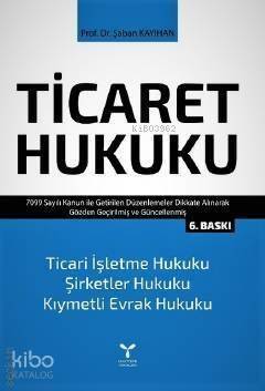 Ticaret Hukuku - 1