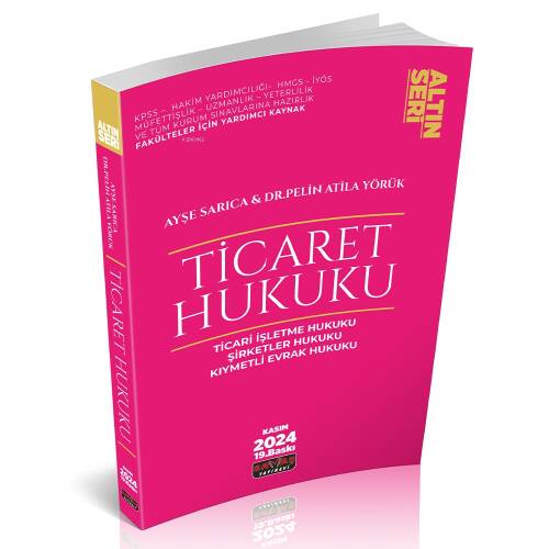 Ticaret Hukuku Konu Anlatımı - 1