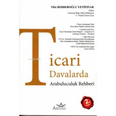 Ticari Davalarda Arabuluculuk Rehberi - 1