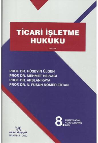 Ticari İşletme Hukuku - 1