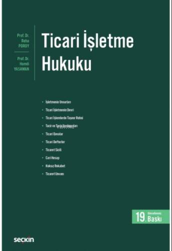 Ticari İşletme Hukuku - 1