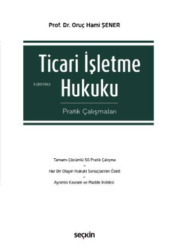 Ticari İşletme Hukuku Pratik Çalışmaları - 1