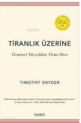 Tiranlık Üzerine; Yirminci Yüzyıldan Yirmi Ders - 1