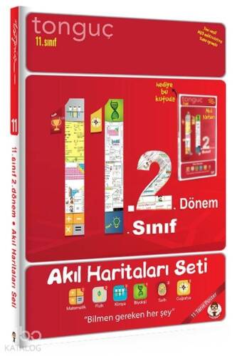 Tonguç Yayınları 11. Sınıf 2. Dönem Akıl Haritaları Seti Tonguç - 1