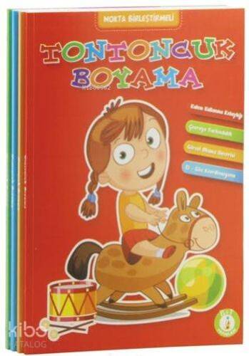 Tontoncuk Boyama Seti - Nokta Birleştirmeli (4 Kitap) - 1