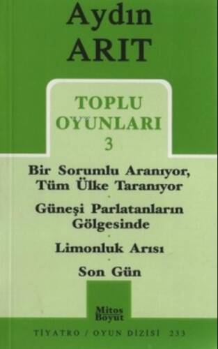 Toplu Oyunları 3 - Bir Sorumlu Aranıyor Tüm Ülke Taranıyor - Güneşi Parlatanların Gölgesinde - Limon - 1