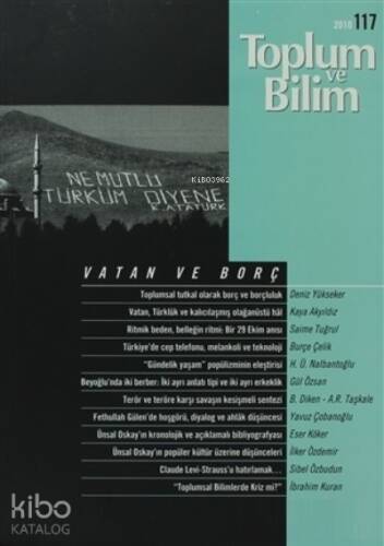 Toplum ve Bilim Sayı: 117 - 1