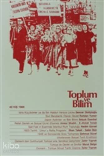 Toplum ve Bilim Sayı:40 40 Kış 1988 - 1