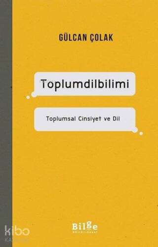 Toplumdilbilimi Toplumsal Cinsiyet ve Dil - 1