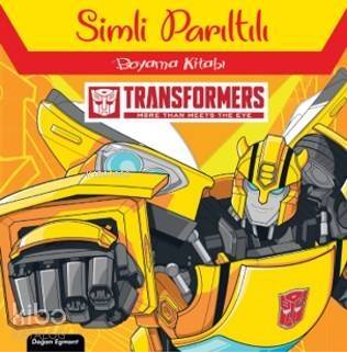 Transformers Simli Parıltılı Boyama Kitabı - 1