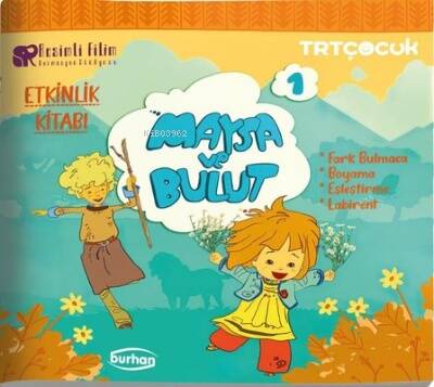 TRT Çocuk Maysa ve Bulut Etkinlik Kitabı - 1 - 1