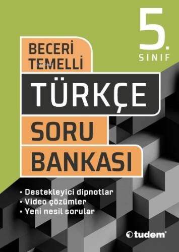 Tudem 5.Sınıf Türkçe Beceri Temelli Soru Bankası - 1