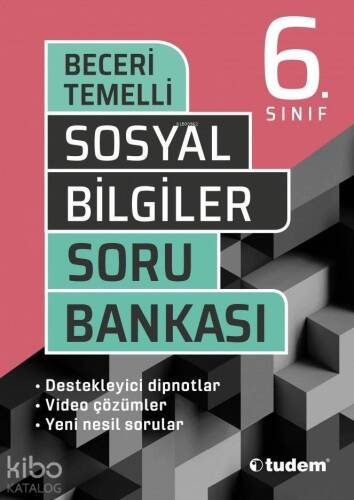 Tudem 6.Sınıf Sosyal Bilgiler Beceri Temelli Soru Bankası - 1