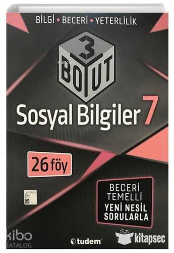 Tudem 7.Sınıf Sosyal Bilgiler 3 Boyut - 1