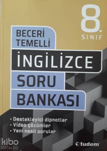 Tudem 8.Sınıf İngilizce Beceri Temelli Soru Bankası - 1