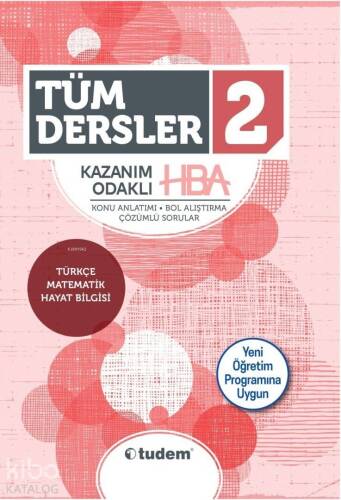 Tudem Yayınları 2. Sınıf Tüm Dersler Kazanım Odaklı HBA Tudem - 1