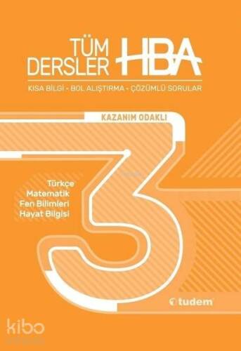 Tudem Yayınları 3. Sınıf Tüm Dersler Kazanım Odaklı HBA Tudem - 1