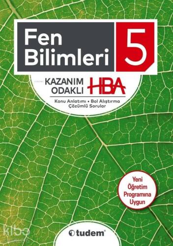 Tudem Yayınları 5. Sınıf Fen Bilimleri Kazanım Odaklı HBA Tudem - 1